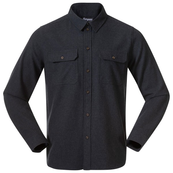 Bergans Nordmarka Flannel Shirt Overhemd Zwart