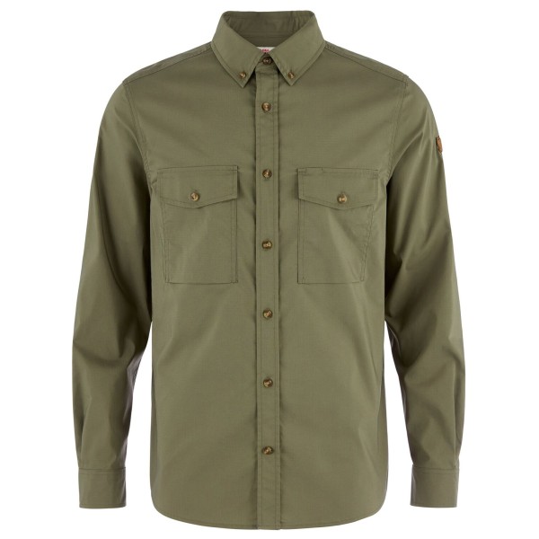 Fjällräven Övik G-1000 Shirt L/ Overhemd Olijfgroen