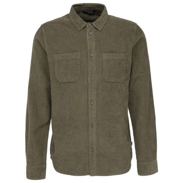 Stoic MMXX. Selja Cord Shirt Overhemd Olijfgroen