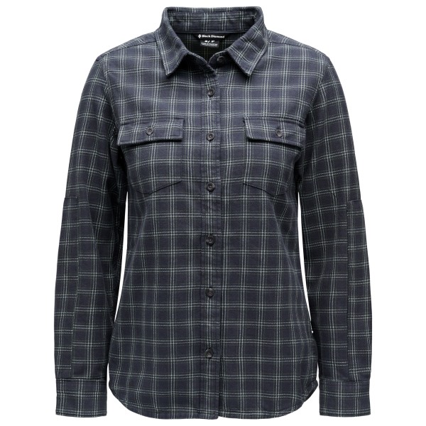 Diamond Project Twill L/S Shirt Overhemd Grijs