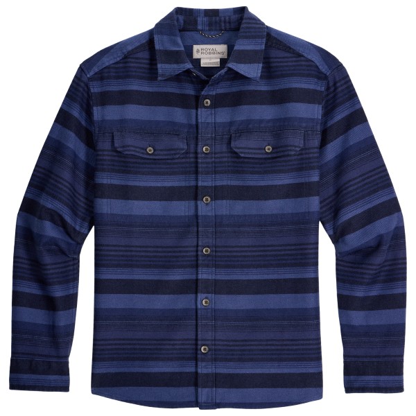 Royal Robbins Ouds Rest Hemp L/ Overhemd Blauw
