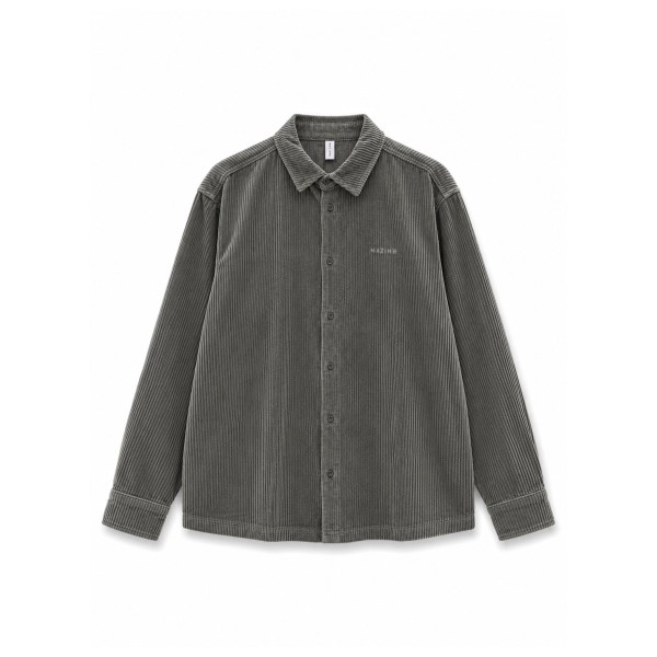 Mazine Wide Corduroy Shirt Overhemd Grijs