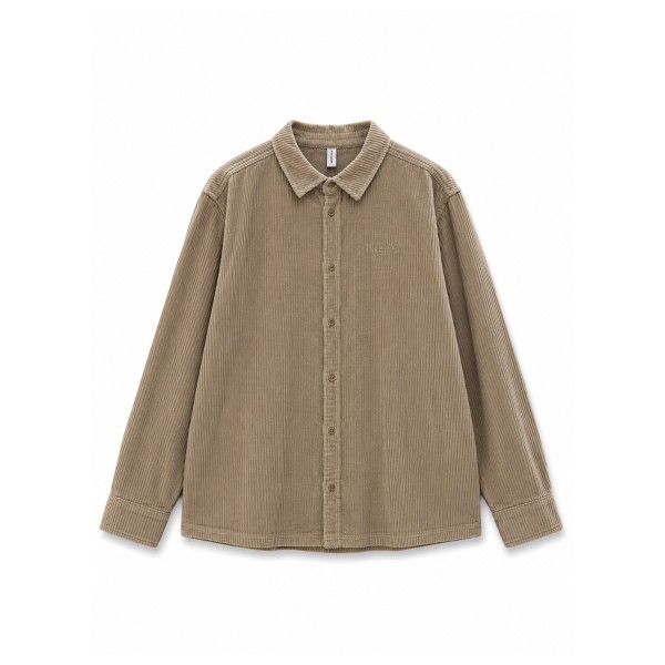 Mazine Wide Corduroy Shirt Overhemd Beige