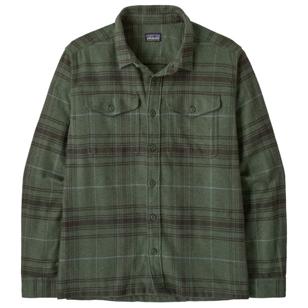 Patagonia Fjord Flannel Shirt Overhemd Olijfgroen