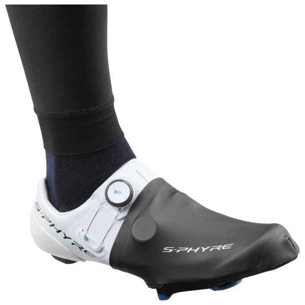Shimano S-PHYRE Toe Shoe Cover Überschuhe (Gr 37-39 |schwarz/grau)