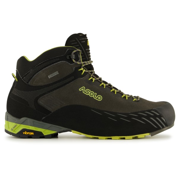 Image of Asolo - Eldo Mid Leather GTX Vibram - Approachschuhe Gr 12,5;7;7,5;8;8,5;9 orange/schwarz bei Bergfreunde.ch - der Outdoor Shop