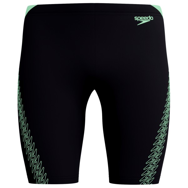 Speedo Hyperboom Splice Jammer Badehose Herren Schwimmen (Gr 2 |schwarz)