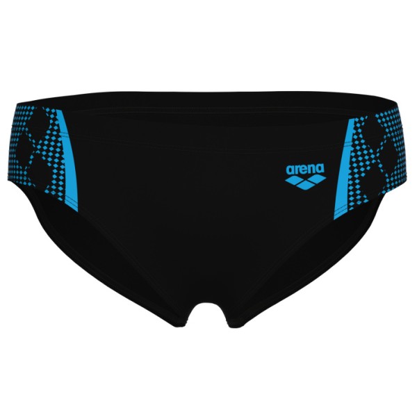 Image of Arena - Swim Briefs Graphic - Badehose Gr 4;5;6;7;8 schwarz