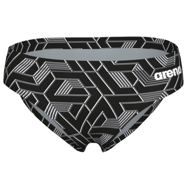 Image of Arena - Escape Swim Briefs - Badehose Gr 4 grau/schwarz