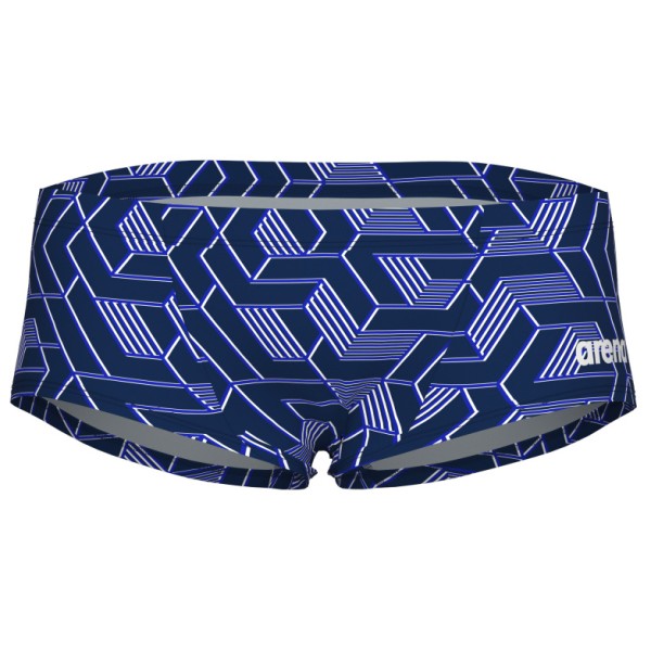 Image of Arena - Escape Swim Low Waist Short - Badehose Gr 4;6;8;9 blau;grau/schwarz