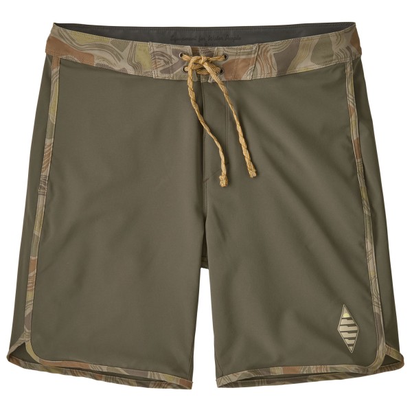 Patagonia Hydropeak Side Shore Boardshorts 18'' Boardshorts Herren Schwimmen (Gr 36 |oliv)