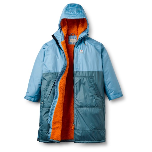 Passenger Waves Recycled Sherpa Lined Changing Robe Surf Poncho Schwimmen (Gr XXL |blau)