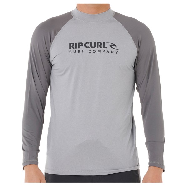 Lycra Rip Curl Shock UPF L/S Herren (Gr L |grau)