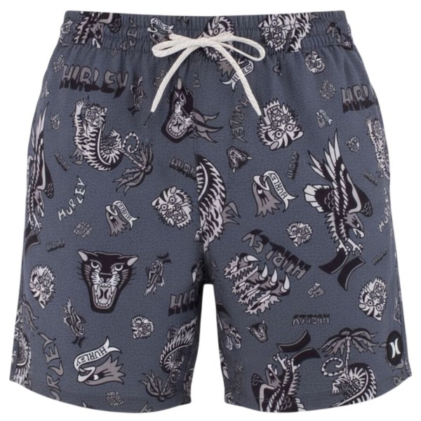 Hurley Volley Flex Art Badehose Herren (Gr M |blau)