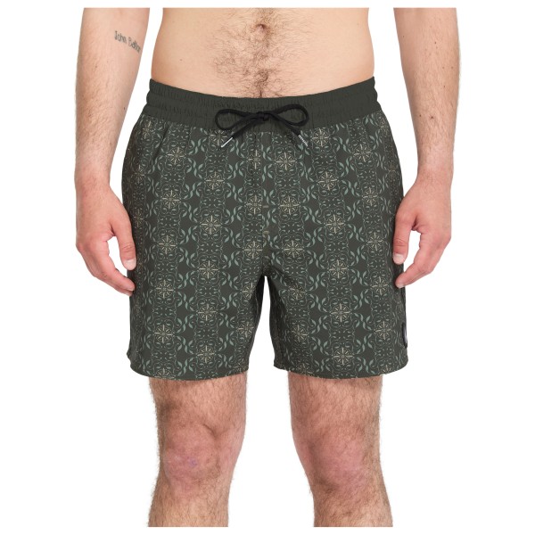 Volcom – Lido Print Trunk 16 – Boardshort maat M, Grijs