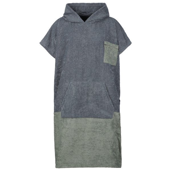 Stoic – SandvikSt. DryTec Poncho Comfy – Surfponcho maat , Grijs