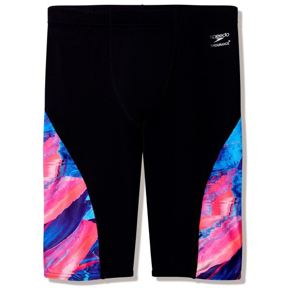 Speedo Male Spliced Printed Jammer Zwembroek Zwart