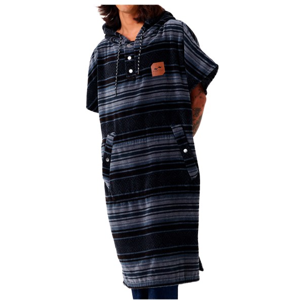 Slowtide – Oso Poncho – Surfponcho maat , Zwart