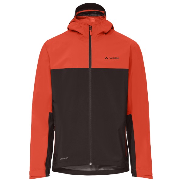 Vaude Moab Rain Jacket Fahrradjacke Herren (Gr L |rot/schwarz |wasserdicht)