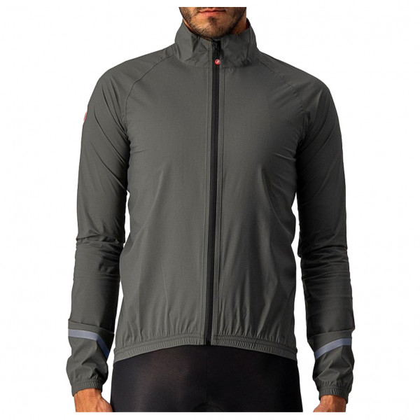 Image of Castelli - Emergency 2 Rain Jacket - Velojacke Gr 3XL grau/schwarz bei Bergfreunde.ch - der Outdoor Shop