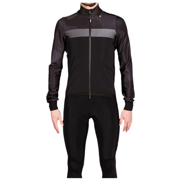 Image of Bioracer - Spitfire Tempest Protect Jacket - Velojacke Gr L;M;S;XL schwarz;schwarz/blau