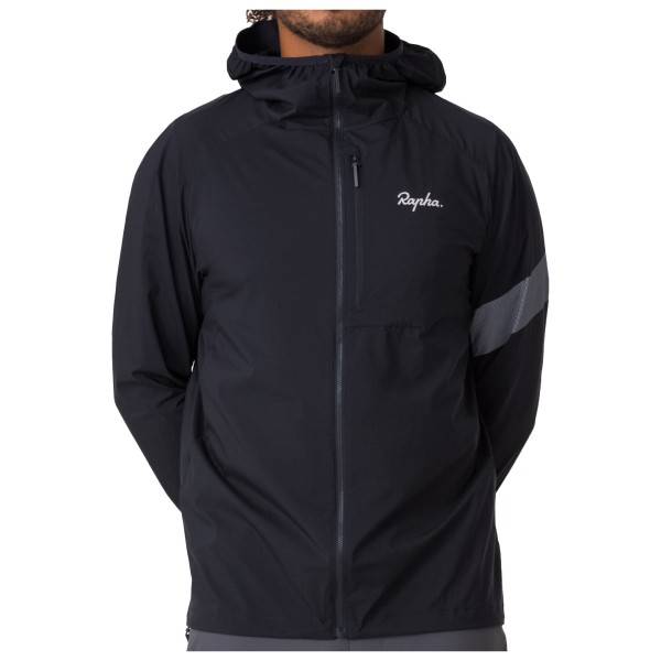Image of Rapha - Trail Lightweight Jacket - Velojacke Gr L schwarz/blau