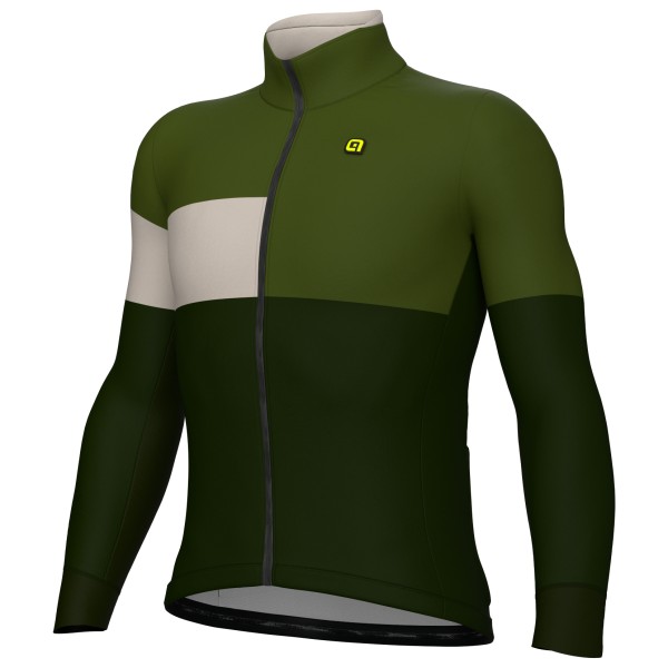 Image of Alé - Pr-E Geometric Jacket - Velojacke Gr 3XL;L;M;S;XL;XXL oliv;schwarz