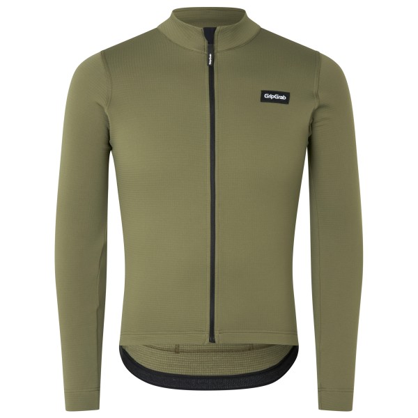 Image of GripGrab - Gravelin Merinotech Thermal Long Sleeve Jersey - Velojacke Gr L;M;S;XL;XXL beige;oliv