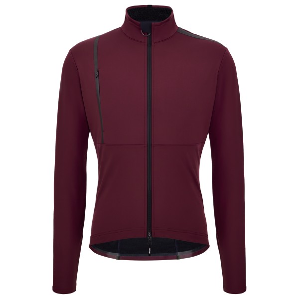 Santini - Lined Windproof Winter Cycling Jacket - Fahrradjacke Gr 3XL rot