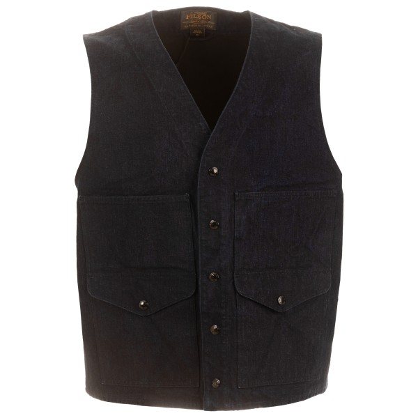 Filson Dry Tin Indigo Vest Freizeitweste Herren (Gr S |schwarz)