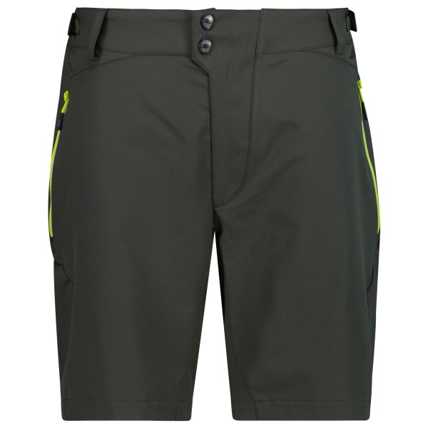 CMP Free Bike Bermuda With Inner Mesh Underwear Radhose Herren Gravelbike (Gr 48 |grau)