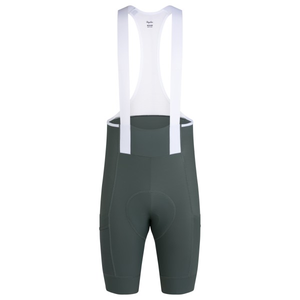 Rapha Brevet Element Cargo Bib Shorts Radhose Herren Rennrad (Gr S |grau)