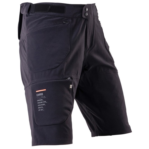 lange Radhose Leatt MTB Trail 6.0 Shorts Cargo Herren (Gr L |schwarz)
