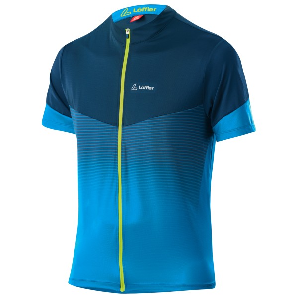 Image of Löffler - Bike Shirt Full-Zip Stream - Velotrikot Gr 48;50;52;60;64;66 blau;grau;oliv bei Bergfreunde.ch - der Outdoor Shop