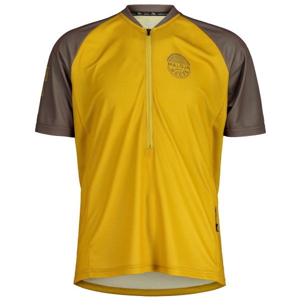 Image of Maloja - StachelbeereM. All Mountain - Velotrikot Gr M;S;XS orange;schwarz bei Bergfreunde.ch - der Outdoor Shop