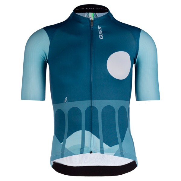 Image of Q36.5 - Jersey Shortsleeve R2 Globe Trotter - Velotrikot Gr L;M;XXL blau bei Bergfreunde.ch - der Outdoor Shop
