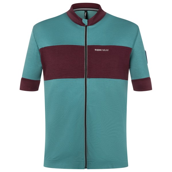 Image of super.natural - Gravier Jersey - Velotrikot Gr L türkis