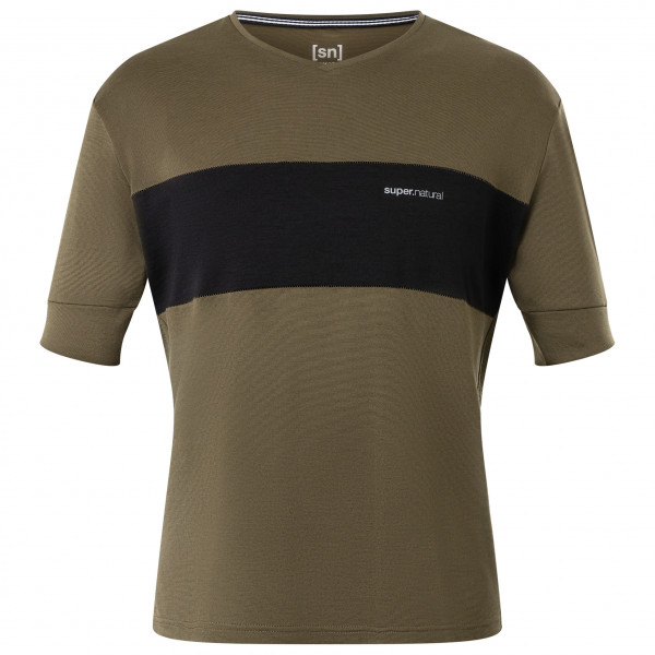 Image of super.natural - Gravier Tee - Velotrikot Gr M braun