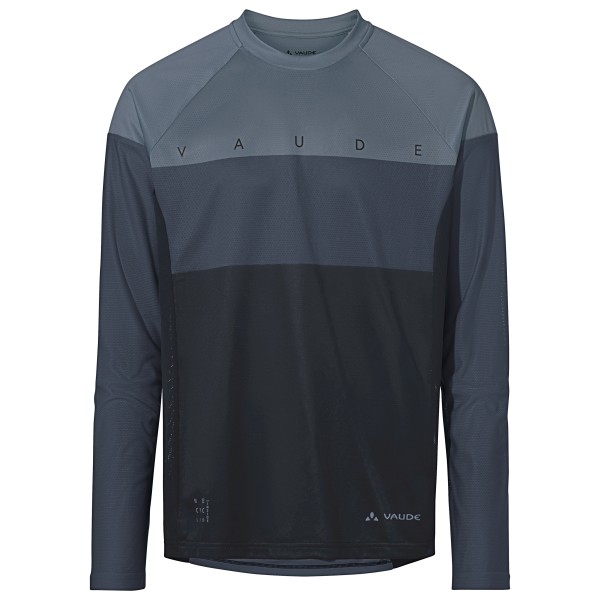 Vaude Moab L/S T-Shirt VI Radtrikot Herren Bikepacking (Gr S |blau)