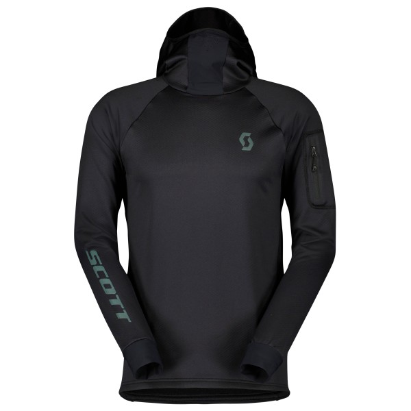 Image of Scott - Hoody Trail Storm L/S - Velotrikot Gr L schwarz