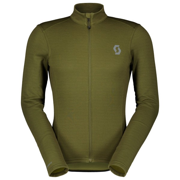 Scott - Shirt Gravel Warm Merino L/S - Radtrikot Gr M oliv
