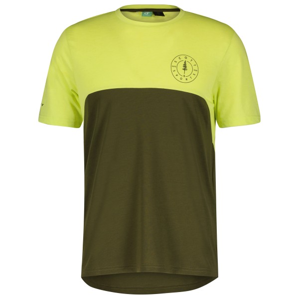 Image of Scott - Trail Flow Dri S/S - Velotrikot Gr L;M;S;XL braun;grau;oliv