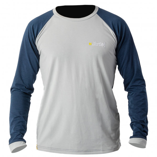 Image of dirtlej - Mountee Drirelease Merino - Velotrikot Gr M;S blau;grau
