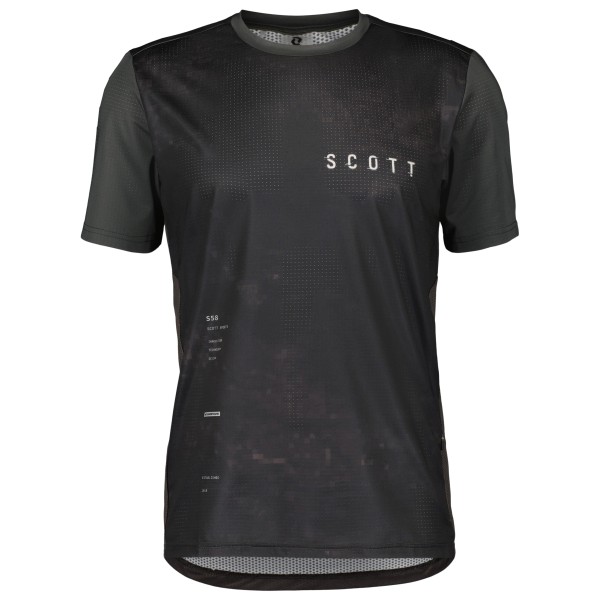 Image of Scott - Trail Vertic S/S - Velotrikot Gr L;S rot;schwarz
