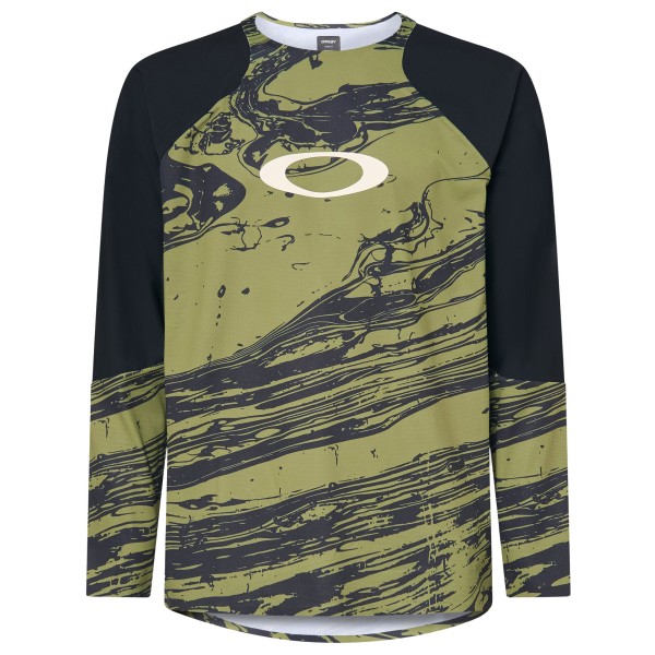 Image of Oakley - Seeker Airline L/S Jersey - Velotrikot Gr L;M;S;XL orange;schwarz