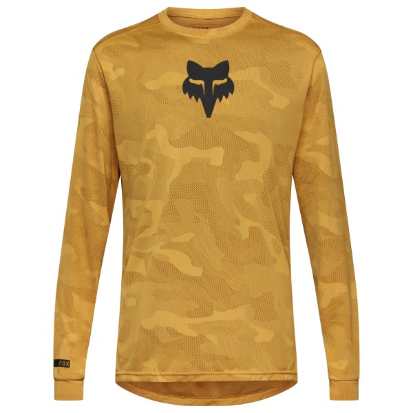 Radtrikot FOX Racing Ranger Tru Dri L/S Jersey Herren (Gr L |beige/gelb)