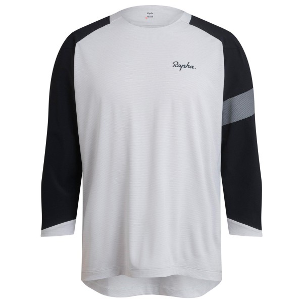 Image of Rapha - Trail 3/4 Sleeve Jersey - Velotrikot Gr L grau