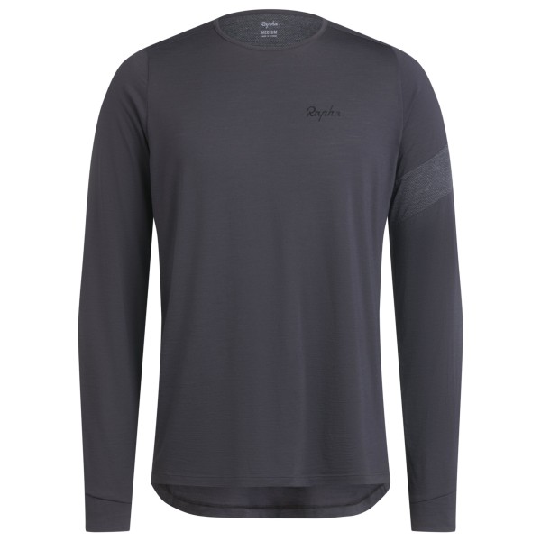 Image of Rapha - Trail Merino Long Sleeve T-Shirt - Velotrikot Gr L;S;XL;XXL grau