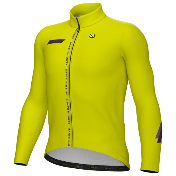 Image of Alé - Pr-E Follow Me L/S Jersey - Velotrikot Gr 3XL gelb