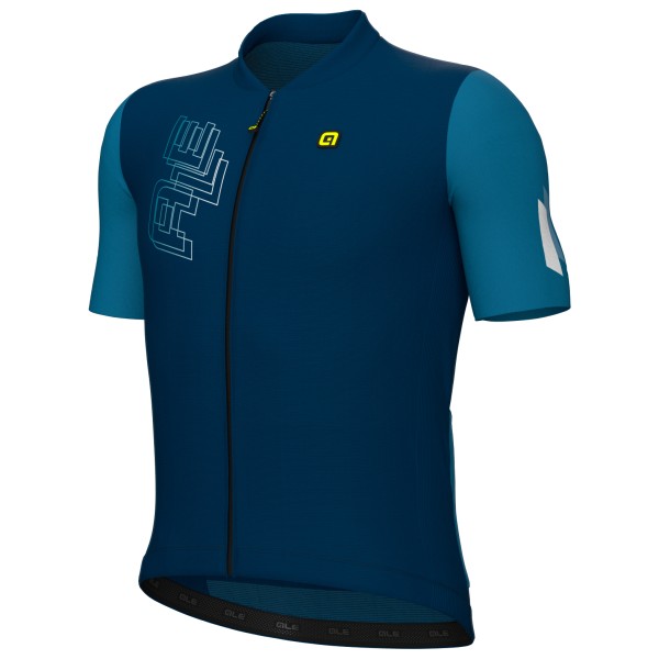 Alé PR-E Follow Me Jersey Radtrikot Herren Gravelbike (Gr M |blau)